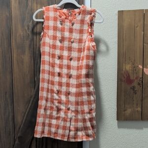 Forever 21 Rust and Cream Textured Top